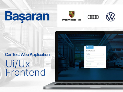 Başaran - Car Test Web Application css design development frontend development responsive ui ux web