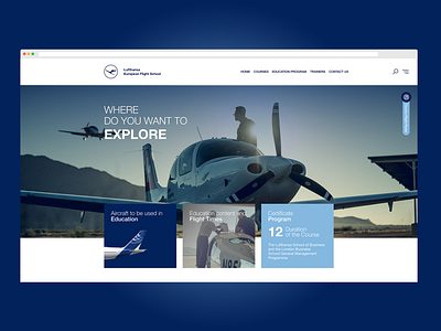 Lufthansa European Flight School Ui