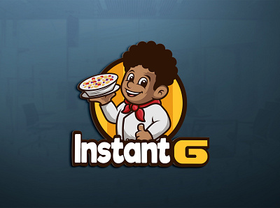 Instant G mascot logo animation branding design illustration logo minimalist logo typography ui ux vector