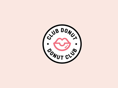 CLUB DONUT branding design ephemeras logo packaging design
