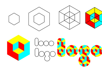 geometric pattern logo