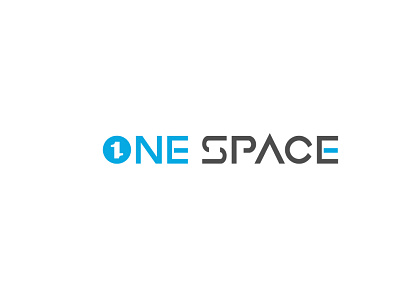 one space logo design adobe illustrator geometric illustration lettermark logodesign logos minimal typography vector wordmark logo