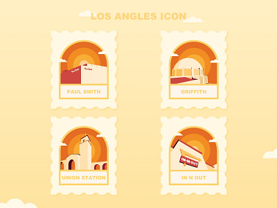 LA City Icon app city design graphic design icon illustrator logo losangeles mobile ui