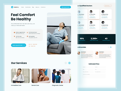 Health Clinic Landing Page