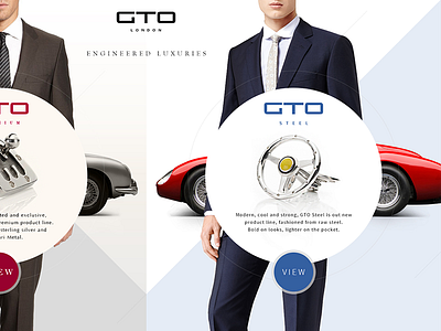Gto London bond brand cuff decorations design layout links luxe man style ui web
