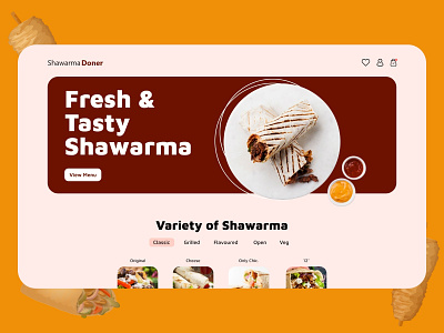 Shawarma Website UI