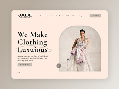 Jade by MK Redesigned Website design figma figmadesign minimal ui ux web website website concept website design