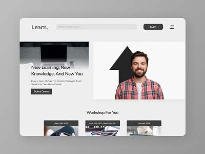 Learn | Edtech Website design figma web website website concept website design