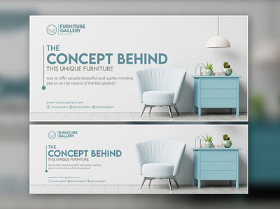 Banner Design I 01 advertising advertising design banner design branding furniture furniture banner graphic design lifestyle logo design