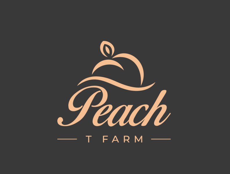 Peach Farm Logo by Kishor Singh on Dribbble