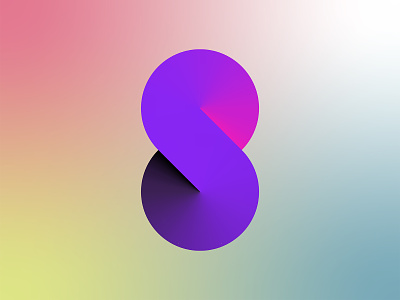 3D Gradient Logo 3d gradient logo