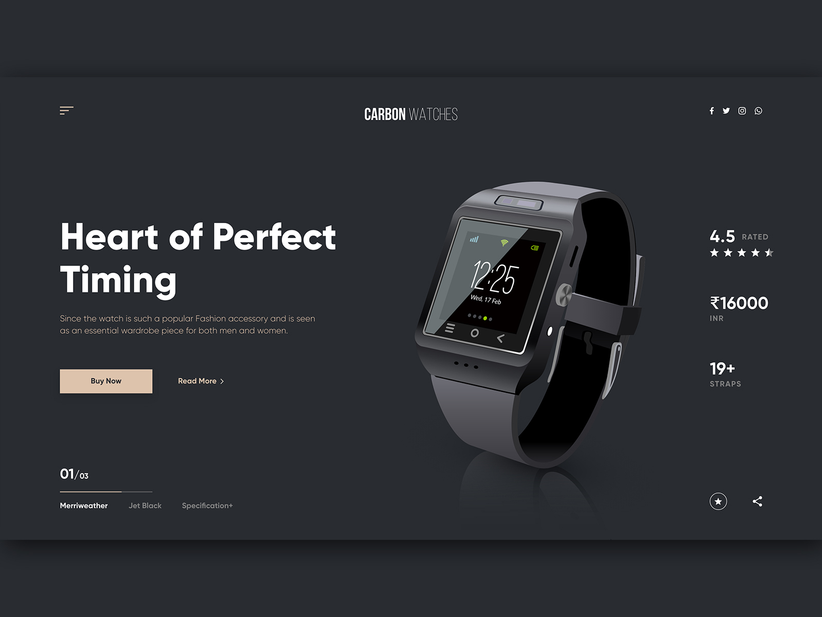 Carbon Watches by Kishor Singh on Dribbble