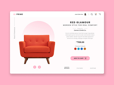 Furniture e-Commerce Website figma furniture e commerce website landing page uiux user interface web design website