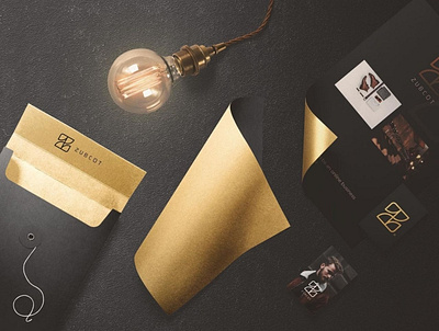 Zubcot apparel brand branding business card design envelope head kit kits leaflet letter logo online package