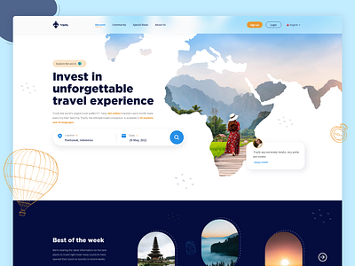 Tripify - Travel Landing Page