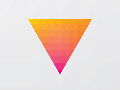 Triangle Gradient gradient gray magenta mask orange pink pride triangle triangles