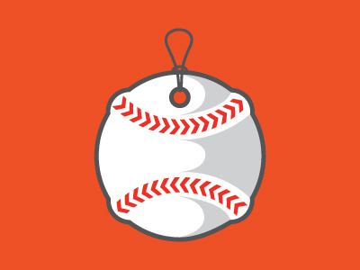 Baseball Tag adobe illustrator adobe illustrator cs3 baseball icon illustrator logo tag