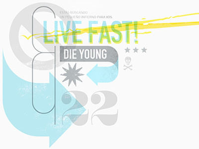 Live Fast 2 design graphic design live fast typography
