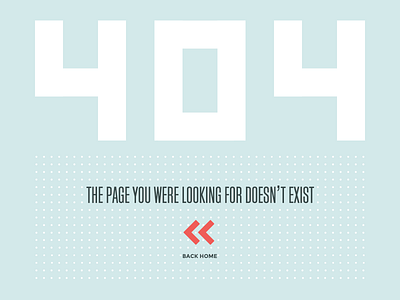 Error 404 Page 404 dots error page typography ui ux web webdesign