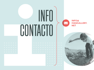 Web Design - visual composition for Contact