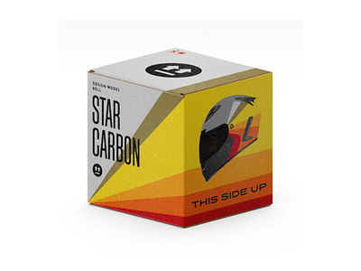 This Side Up Box for Bell Star Carbon bike bike helmet box cardboard helmet motorbike pack package packaging