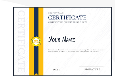 Modern certificate of achievement template branding certificate of achievement creative logo design graphic design graphicdesign illustration raju ahmed vector