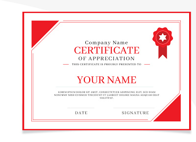 Modern certificate of achievement template branding design graphic design graphicdesign modern certificate raju ahmed