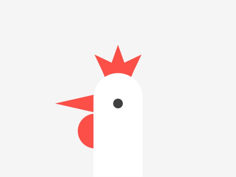Year of the Rooster ae aftereffects animal animation design motion motion graphic newyear rooster