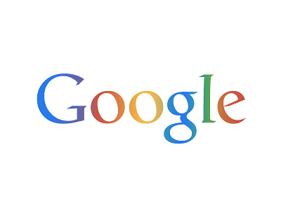 Google Logo with Gradient Blending colorful google gradient logo transition