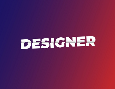 Designer logo adobeillustator adobephotoshop brand design brand identity branding branding design design illustrator logo logodesign minimal typography vector
