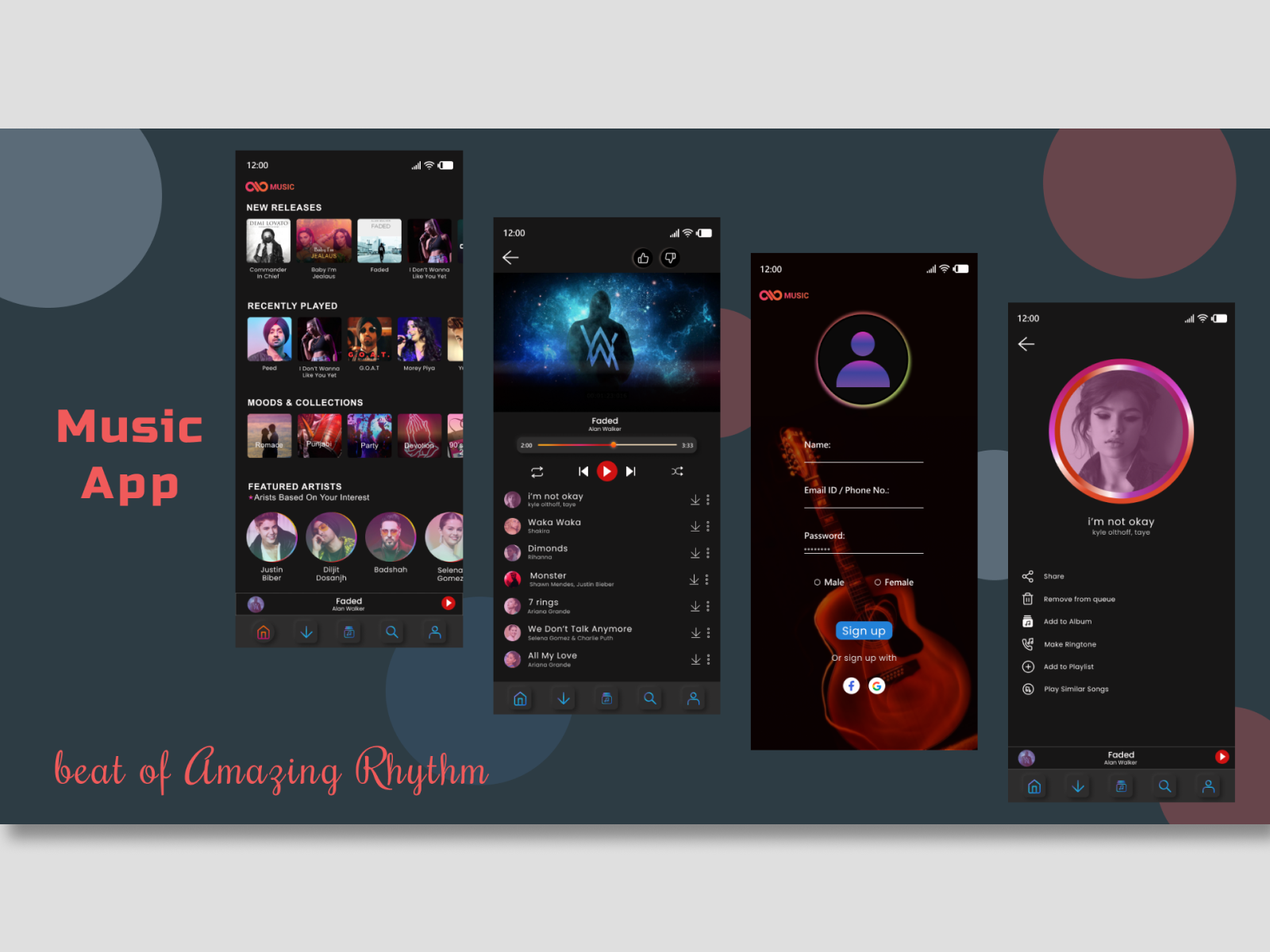 Music App UI/UX by Priya Kumari on Dribbble