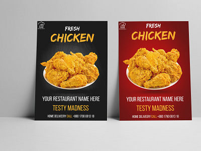 Chicken Flyer Design branding design flyer flyer design flyer template food food flyer food flyer design restaurant restaurant flyer