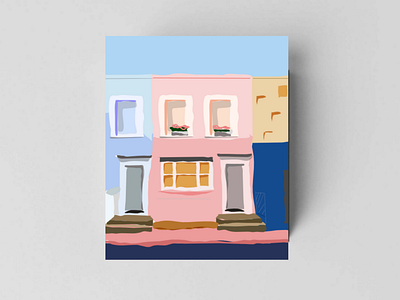 Nottinghill SVG Hand Draw poster