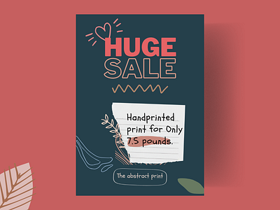 Print store sale 😜
poster design