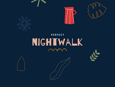 nightwalk colorful graphic design