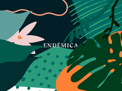 Endémica Project illustration island jungle magic nature personal project travel wild