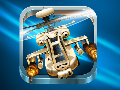Helicopter icon cobra copter fire helicopter icon ios rocket