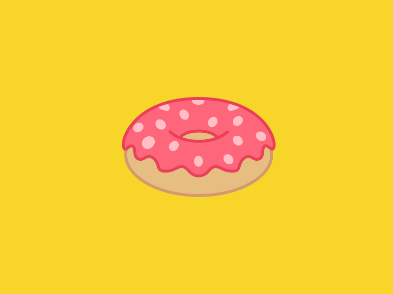 Mmmmm... donuts... *drools* after effects animation donut food loader simpsons