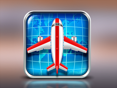 Plane App Icon airplane airport blue earth icon ios plane radar sky