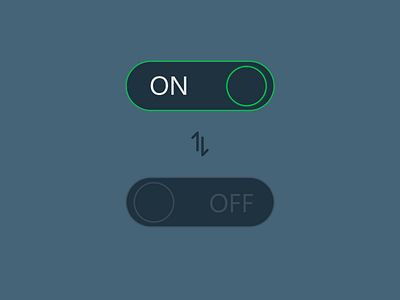 Daily UI - 015 - On / Off Switch
