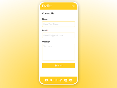 Daily UI - 028 - Contact Us Form