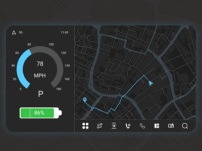 Daily UI - 034 - Car Interface