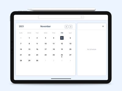 Daily UI - 038 - Calendar