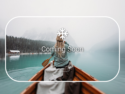 Daily UI - 048 - Coming soon