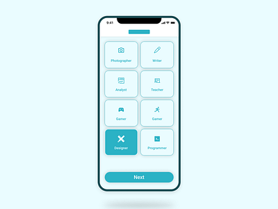 Daily UI - 064 - Select User Type