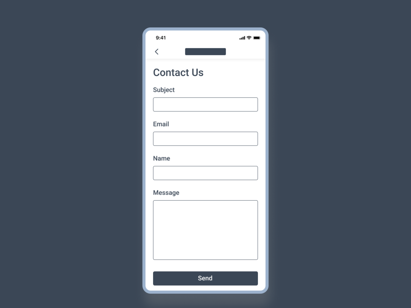 Daily UI - 082 - Form by Doge.UI on Dribbble