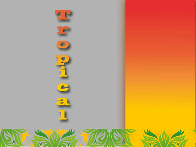 Tropical design illustration design illustrator logo