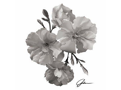 Realistic Floral Painting