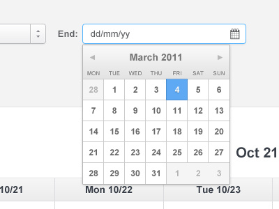 Shift Calendar by Kamal Chaneman on Dribbble