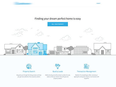 Landing page by Kamal Chaneman on Dribbble